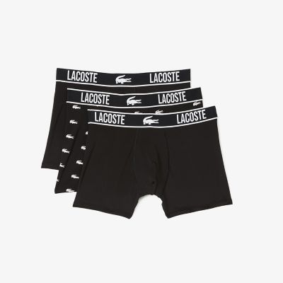 ＜LACOSTE＞リサイクルポリエステルトランクショーツ３パック