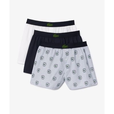 ＜LACOSTE＞コットントランクショーツ３枚セット
