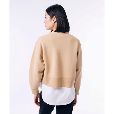 クロップド丈 ミラノリブニットVネックカーディガン | LACOSTE