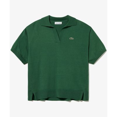 オーバーサイズ スキッパーニットポロシャツ | LACOSTE/ラコステ | 三越伊勢丹オンラインストア・通販【公式】