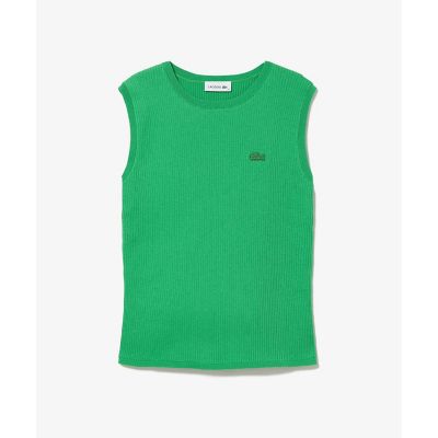 UVカット クールマックスリブニットタンクトップ | LACOSTE