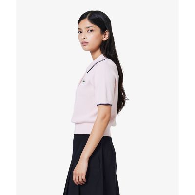 配色ライン コンパクトニットポロシャツ | LACOSTE/ラコステ | 三越
