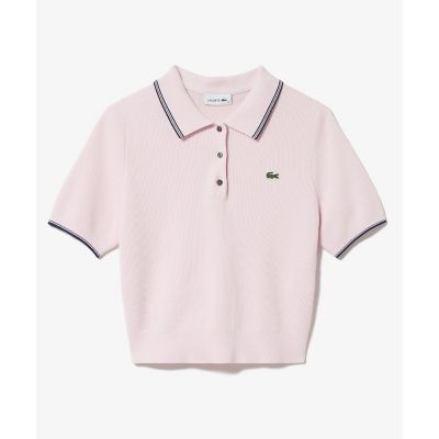 配色ライン コンパクトニットポロシャツ | LACOSTE/ラコステ | 三越