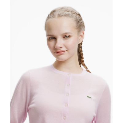 丸首ラメニットカーディガン | LACOSTE/ラコステ | 三越伊勢丹