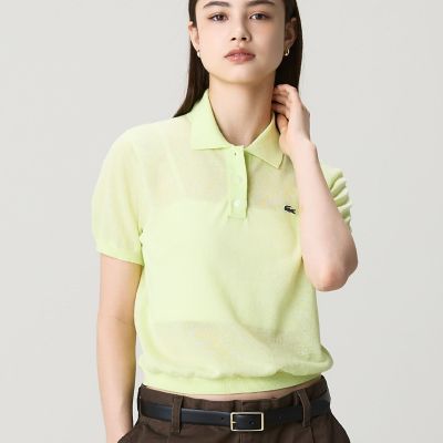 シアーラメニットポロシャツ | LACOSTE/ラコステ | 三越伊勢丹