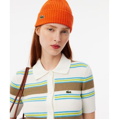 リブニットボーダーシャツ | LACOSTE/ラコステ | 三越伊勢丹