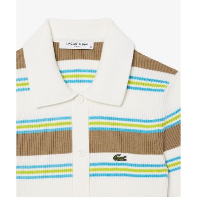 リブニットボーダーシャツ | LACOSTE/ラコステ | 三越伊勢丹