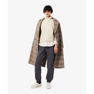 パッチワークエフェクト ウールニットハイネックセーター | LACOSTE 