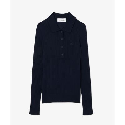 ラコステ（LACOSTE）/3Dニッティングショートスリーブメリノウールセーター 3Dニッティングメリノウールポロセーター | LACOSTE/ラコステ | 三越