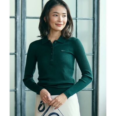＜LACOSTE＞３Ｄニッティングメリノウールポロセーター