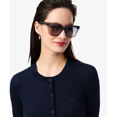 ＜LACOSTE＞３Ｄニッティングメリノウールカーディガン