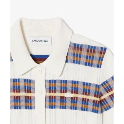 マルチカラーリブニットシャツ | LACOSTE/ラコステ | 三越伊勢丹