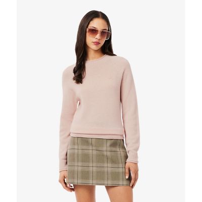 3Dニッティングシームレス ウールニットセーター | LACOSTE