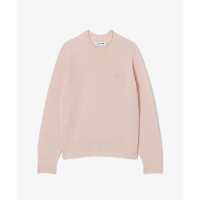 3Dニッティングシームレス ウールニットセーター | LACOSTE