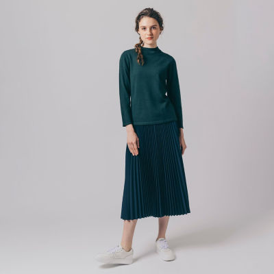 ウォッシャブルウールモックネックニットセーター | ファッション・服