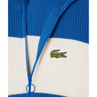 LACOSTE / ラコステ ローゲージニットスタンドカラージャケット ローゲージニットスタンドカラージャケット | LACOSTE/ラコステ