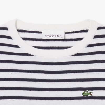 ＵＶカット　吸水速乾　ウォッシャブル　ＣＯＯＬＭＡＸ　クールマックス　ボーダーニット半袖Ｔシャツ