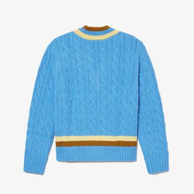 レスポンシブウールブレンドチルデンニットセーター | LACOSTE 