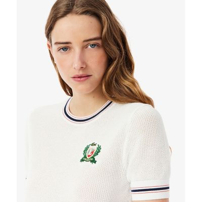 フレンチメイドメッシュニットＴシャツ