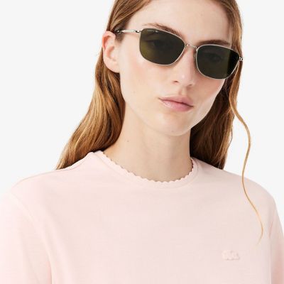 飾り切りネックワントーンTシャツ | LACOSTE/ラコステ | 三越伊勢丹