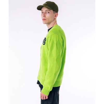 トーナルアーガイル柄 Vネックコットンニットカーディガン | LACOSTE