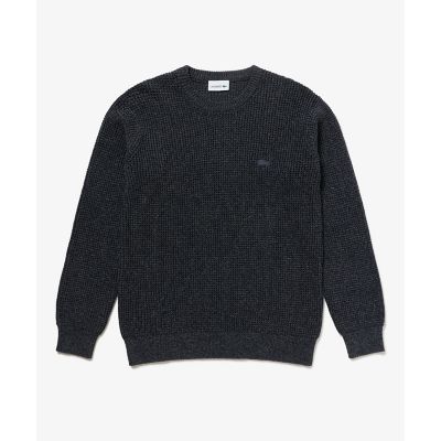 LACOSTE、トレーニングセーター LACOSTE ニット セーター ヘビーウェイト ウールチルデンニット