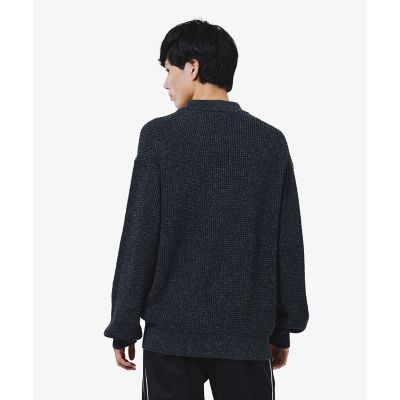 COS ニットポロ L black KNITTED POLO SHIRT ニットポロシャツ｜COS コス 公式オンライン