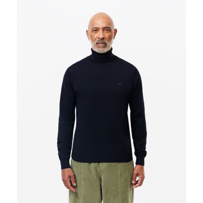 LACOSTE/ラコステ メリノウールタートルネックセーター
