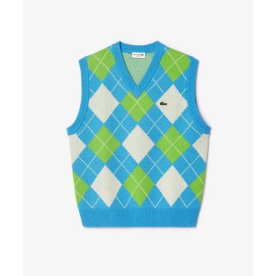 エシカルニットアーガイルベスト | LACOSTE/ラコステ | 三越伊勢丹 