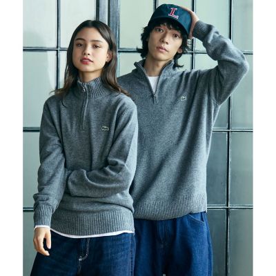 オーガニックコットン オーバーサイズ ボーダーニットマリンセーター