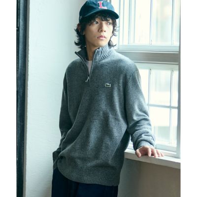 ハイネックハーフジップ ウールニットセーター | LACOSTE/ラコステ