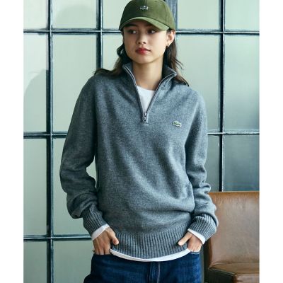 ハイネックハーフジップ ウールニットセーター | LACOSTE/ラコステ