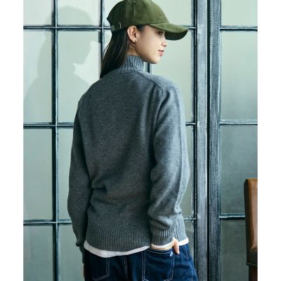 ハイネックハーフジップ ウールニットセーター | LACOSTE/ラコステ
