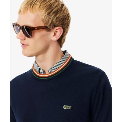 ボーダーリブプルオーバーニット | LACOSTE/ラコステ | 三越伊勢丹