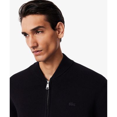 ウールブレンドニット ジャケット ドライバーズニット | LACOSTE