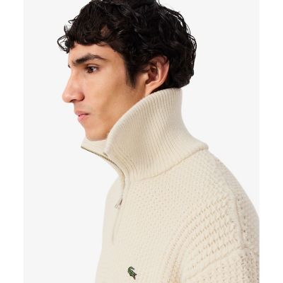 ローゲージハーフジップニットセーター | LACOSTE/ラコステ | 三越