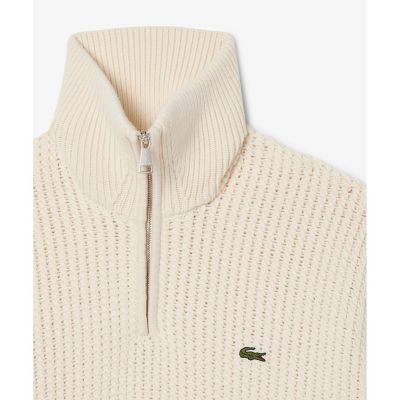 ラコステウールドライバーズニット ハーフジップニットセーターサイズ4