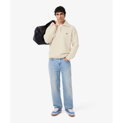 ローゲージハーフジップニットセーター | LACOSTE/ラコステ | 三越 