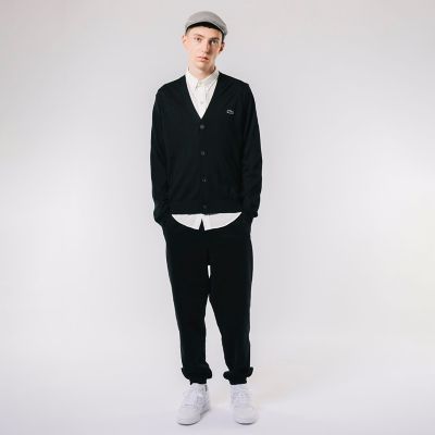 ウォッシャブルウールVネックニットカーディガン | LACOSTE/ラコステ