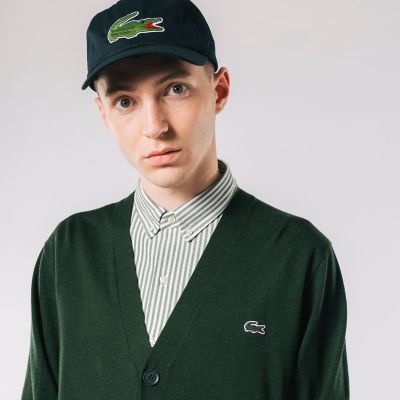 ウォッシャブルウールVネックニットカーディガン | LACOSTE/ラコステ