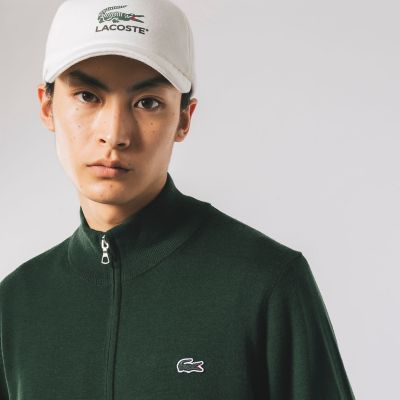 ウォッシャブルウールジップアップニットセーター | LACOSTE/ラコステ