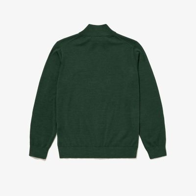 ウォッシャブルウールジップアップニットセーター | LACOSTE/ラコステ