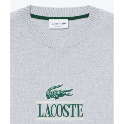 クラシックグラフィックロゴステッチ　ニットセーター