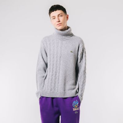 アシンメトリータートルネックニットセーター | LACOSTE/ラコステ