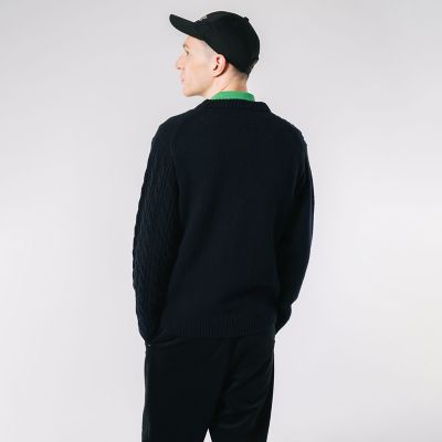 ＜LACOSTE＞アシンメトリーＶネックカーディガン