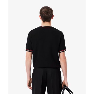 ドライタッチ 配色ラインハイゲージ半袖ニット | LACOSTE/ラコステ