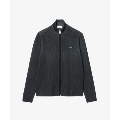 ＜LACOSTE＞リブニットトラックジャケット