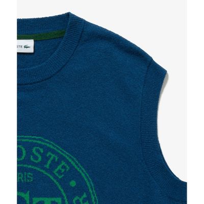 ナイロン×コットンジャカードニットベスト | LACOSTE/ラコステ