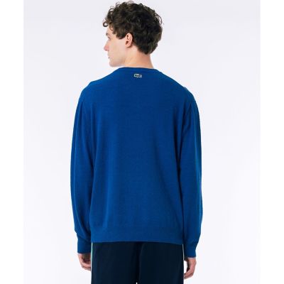 ナイロン×コットン ジャカードグラフィック ニットセーター