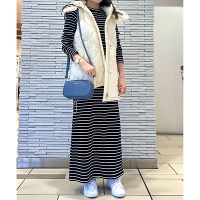 撥水　ボリュームスタンドネック　キルティングベスト　／　２ＷＡＹ　フード取り外し可